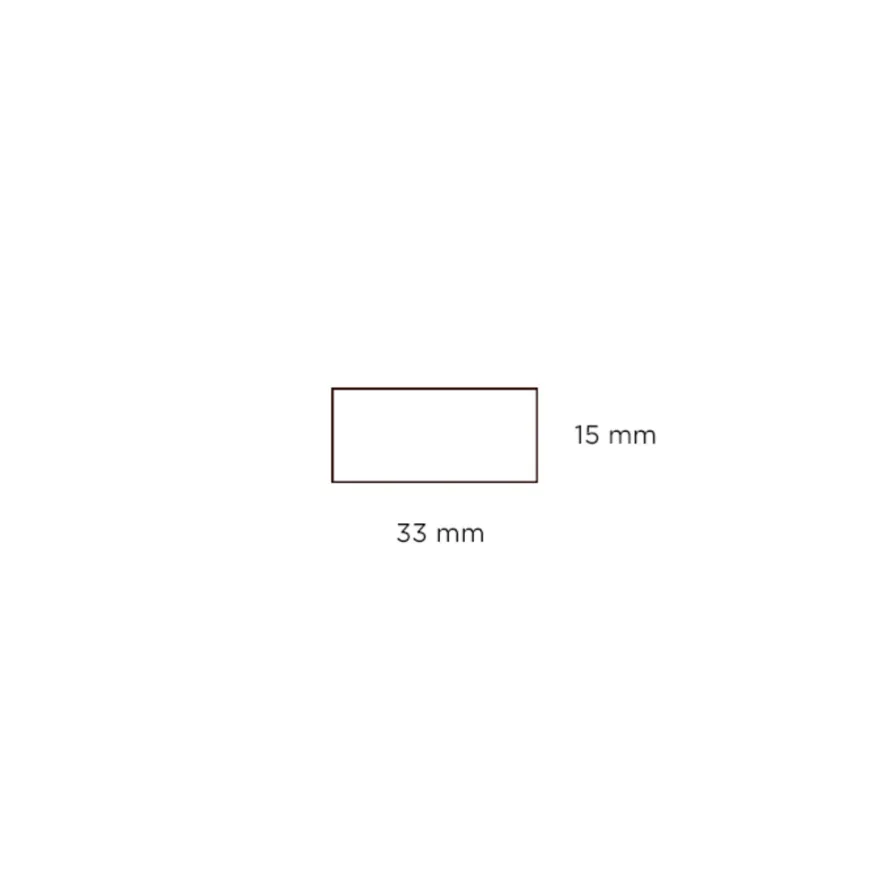 Forrammeliste fyr - 15 x 33 x 3000 mm