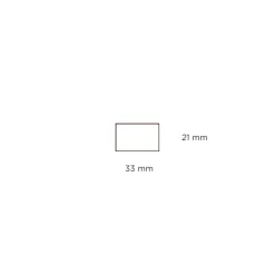 Forrammeliste fyr - 21 x 33 x 3000 mm