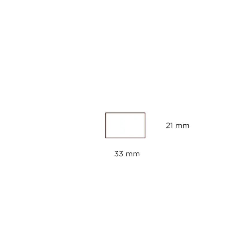 Forrammeliste fyr - 21 x 33 x 3000 mm