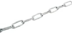 Galvaniseret kæde langleddet Ø6 mm x 2 meter