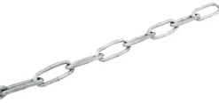 Galvaniseret kæde langleddet Ø4 mm x 2 meter