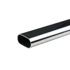 Garderobestang forkromet 1 meter