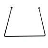 GEYSER® forhængsstang U-form 90 x 90 x 90 cm sort