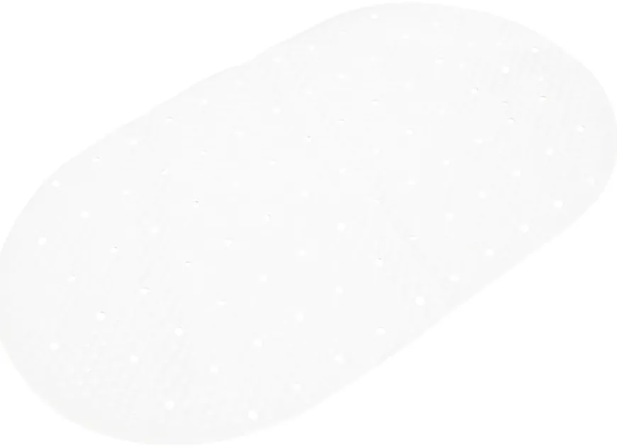 GEYSER® skridsikker bademåtte 69 x 39 cm hvid