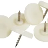 Glidesøm Ø25 mm hvid plast - 24 stk.