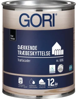 GORI 606 dækkende træbeskyttelse kridt 0,75 liter