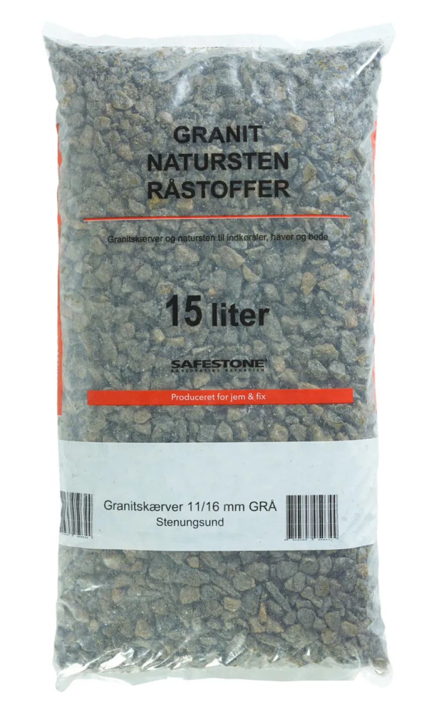 Granitskærver 11–16 mm grå Stenungsund - Safestone
