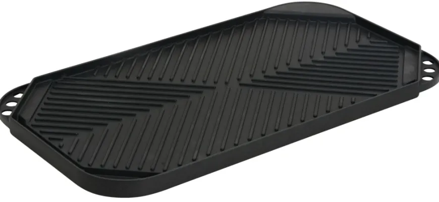 Grillplade helstøbt 49,5 x 27,3 cm - Grillexpert®