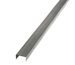 Gulv- og loftskinne med foam, U-profil 70 mm