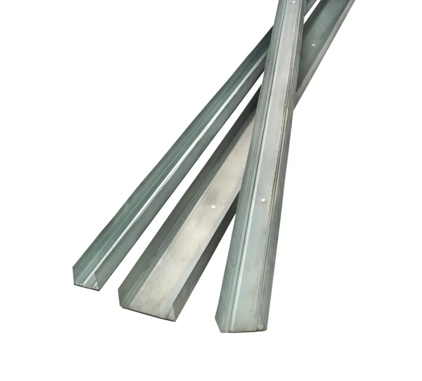 Gulv- og loftskinne med foam, U-profil 45 mm