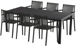 Havebord Havanna 205 x 90 cm i aluminium og nonwood - Sunlife®