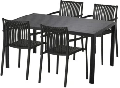 Havebord Havanna 150 x 90 cm i aluminium og nonwood - Sunlife®