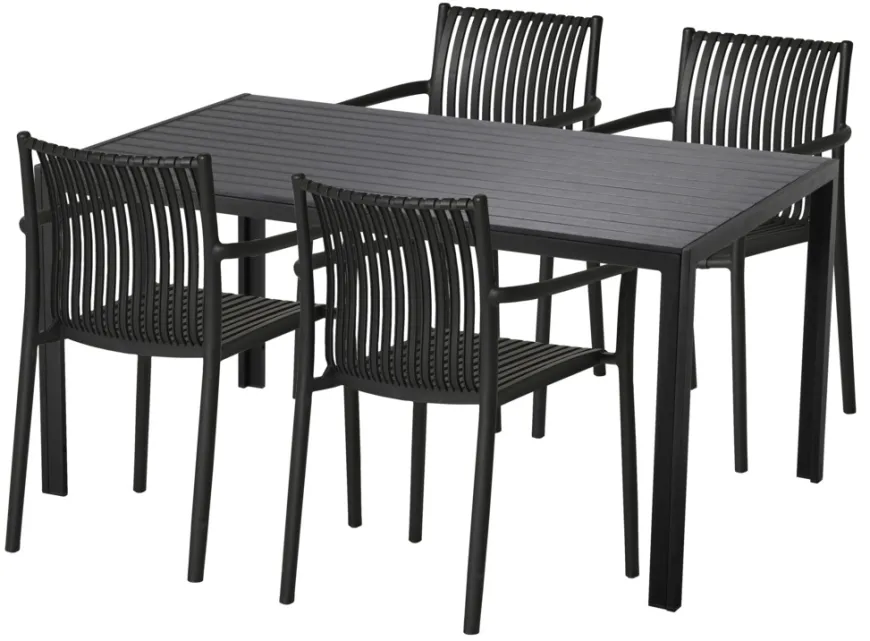 Havebord Havanna 150 x 90 cm i aluminium og nonwood - Sunlife®