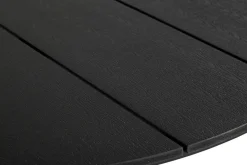 Havebord Madrid sort Ø110 cm - Sunlife®