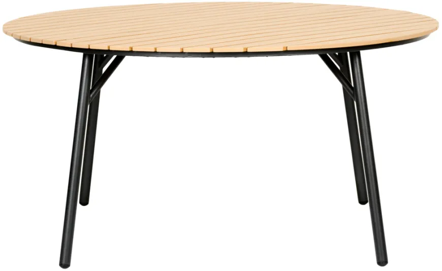 Havebord Nebraska stål/nonwood Ø150 cm - Sunlife®