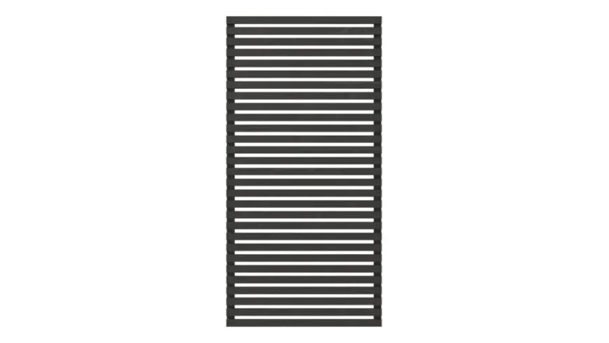 Hegn sort grundmalet 90 x 180 cm