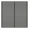 Hegn sort grundmalet 180 x 180 cm