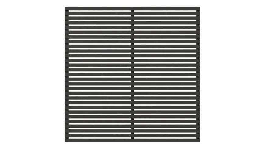 Hegn sort grundmalet 180 x 180 cm
