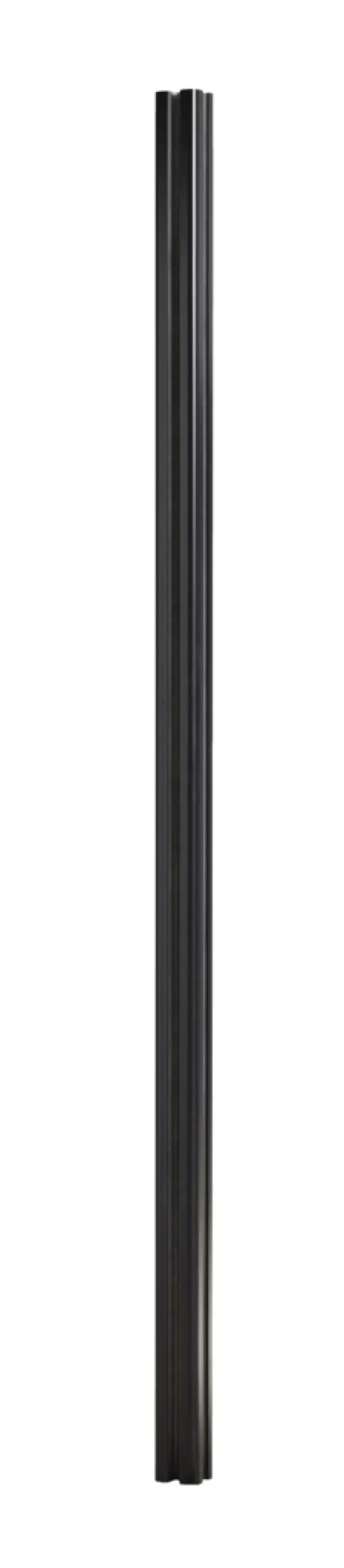 Hegnsstolpe panelhegn sort aluminium H230 cm