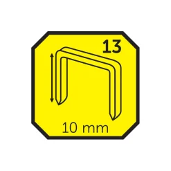 Hæfteklammer 10 mm nr. 13 1000 stk. - Probuilder