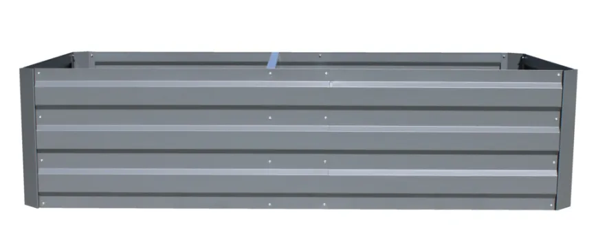 Højbed Easy L galvaniseret 180 x 90 cm