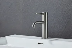 Håndvaskarmatur Slim vinkel gunmetal