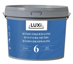 Håndværkermaling 6 hvid 10,8 liter - LUXI®