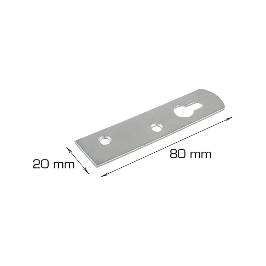 Hængeblik 80 x 20 mm 4 stk.
