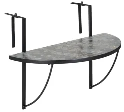 Hængebord altan Rom mosaik 70 x 36 cm - Sunlife®