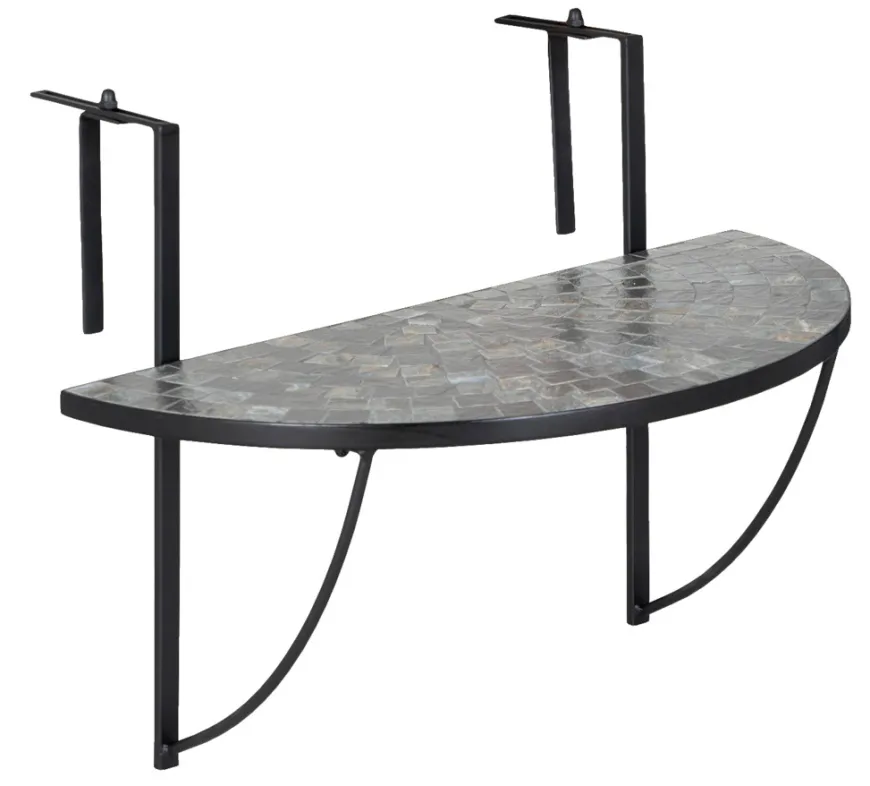 Hængebord altan Rom mosaik 70 x 36 cm - Sunlife®