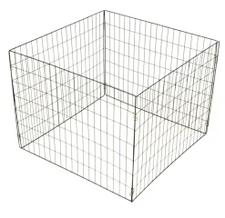 HORTUS kompostbeholder grøn 90 x 90 x 70 cm