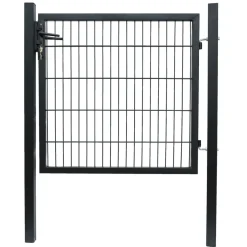 HORTUS låge t/panelhegn sort 100 x 100 cm - webshop