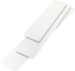 Hylde melamin hvid 16 mm x 20 x 100 cm