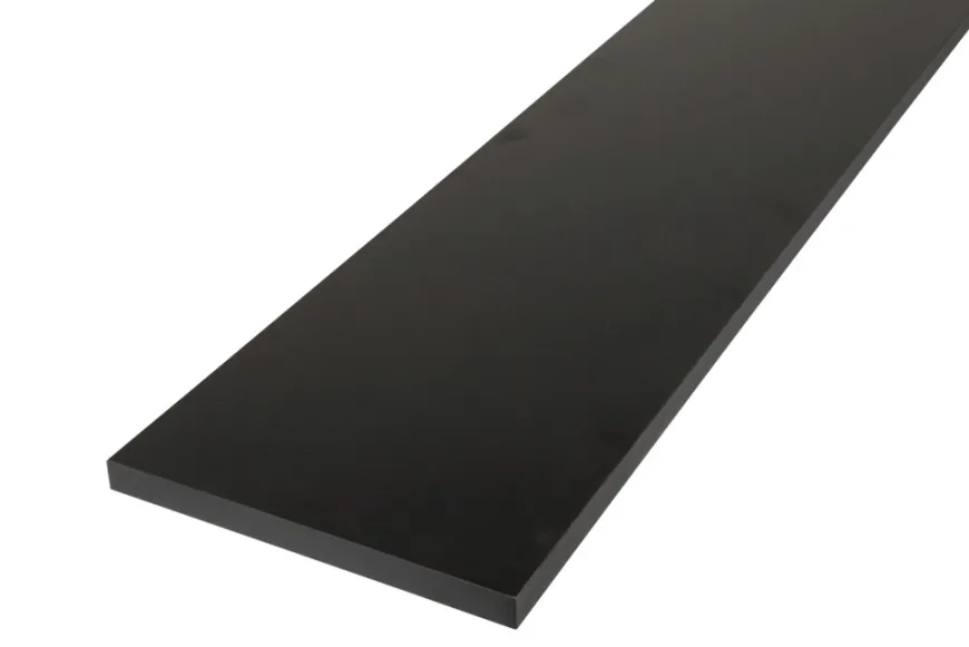 Hylde melamin sort 16 mm x 20 x 80 cm