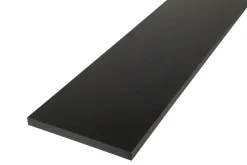 Hylde melamin sort 16 mm x 20 x 100 cm