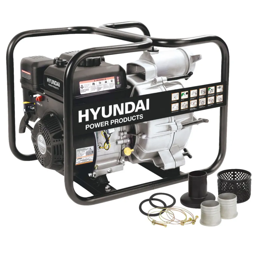 Hyundai vandpumpe benzin 7 hk 45.000 liter/time