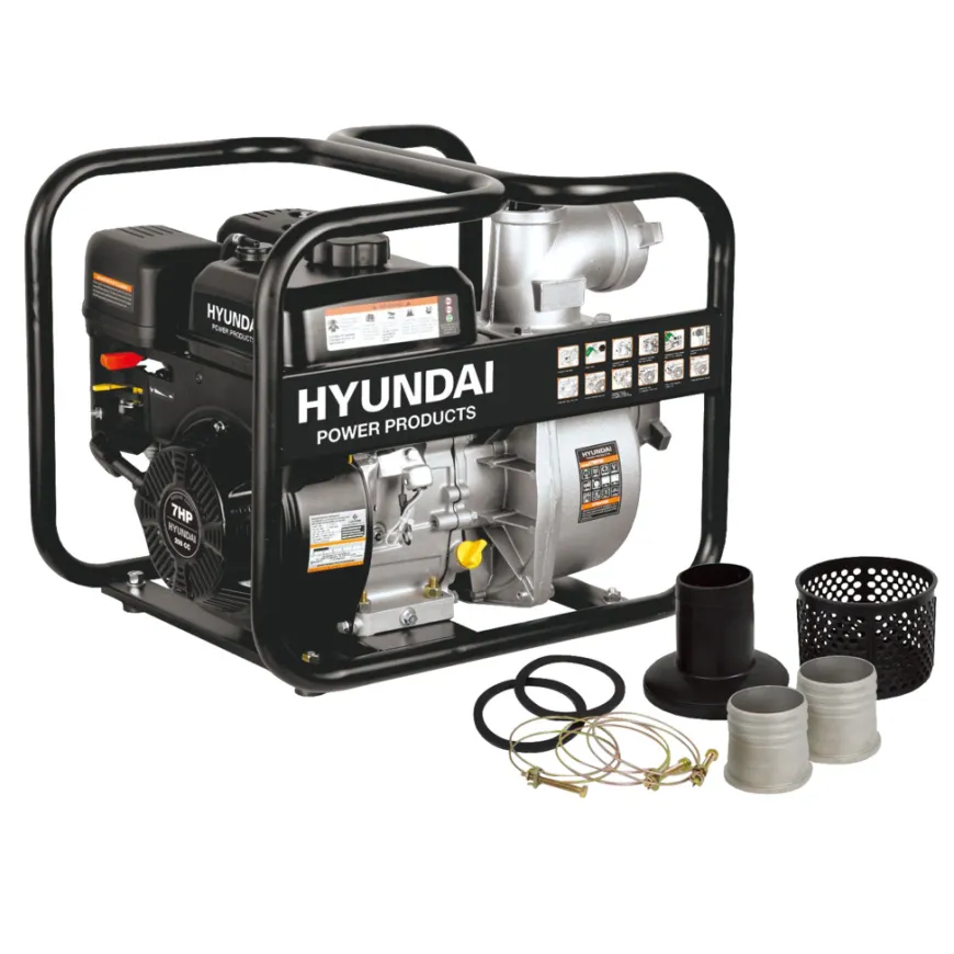 Hyundai vandpumpe benzin 7 hk 60.000 liter/time