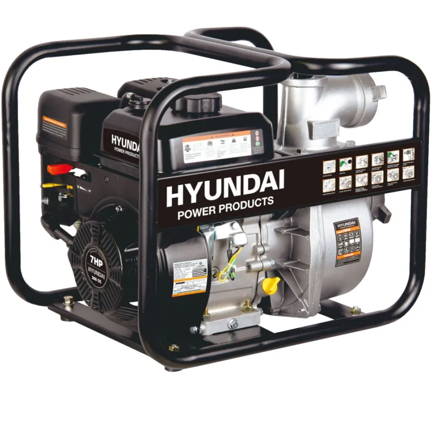 Hyundai vandpumpe benzin 7 hk 60.000 liter/time