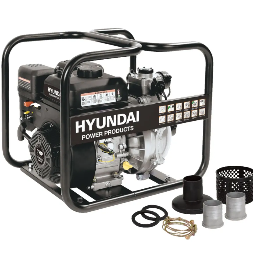 Hyundai vandpumpe benzin 7 hk 30.000 liter/time