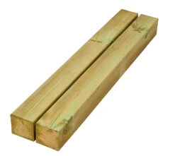Imprægneret stolpe høvlet 90 x 90 x 2700 mm
