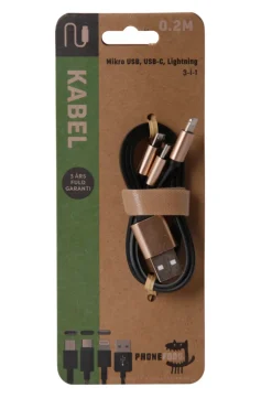 3-i-1 opladerkabel