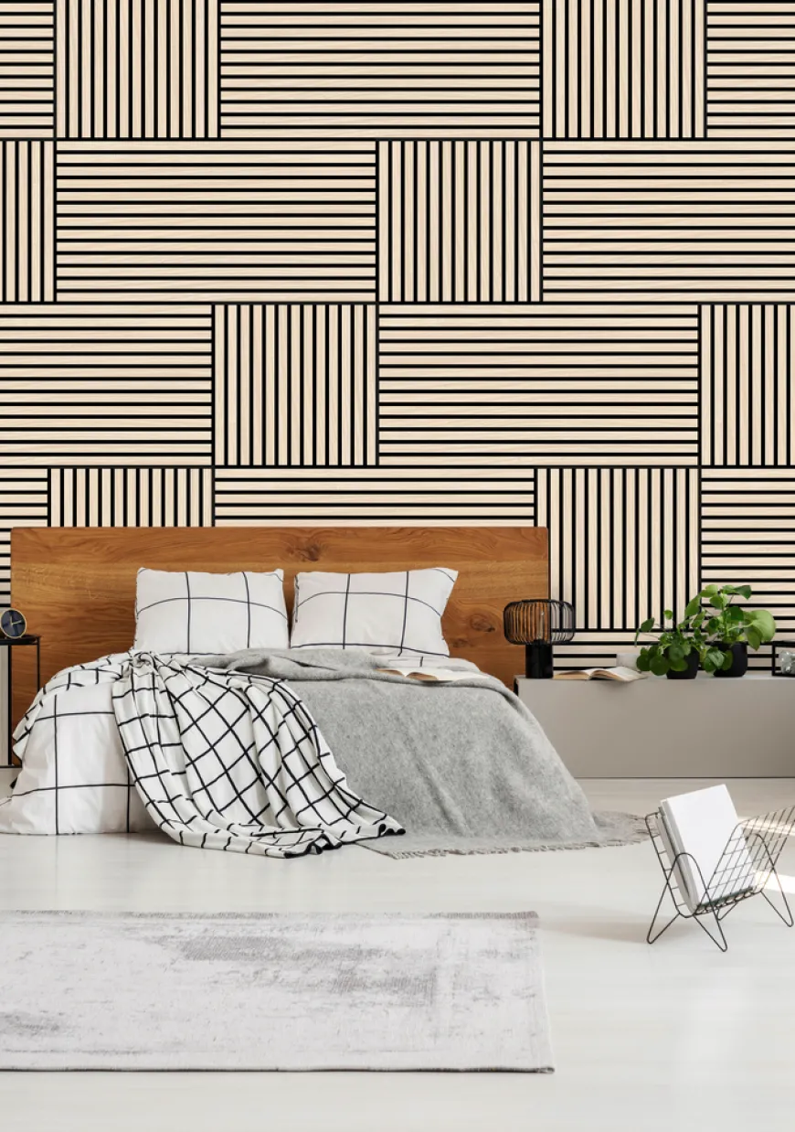 Jangal Modular Wall akustikpanel 104 x 52 cm - Letea Oak