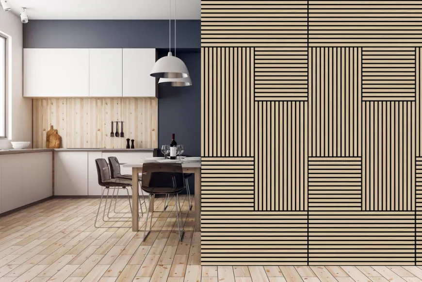 Jangal Modular Wall akustikpanel 52 x 52 cm - Fanal Oak