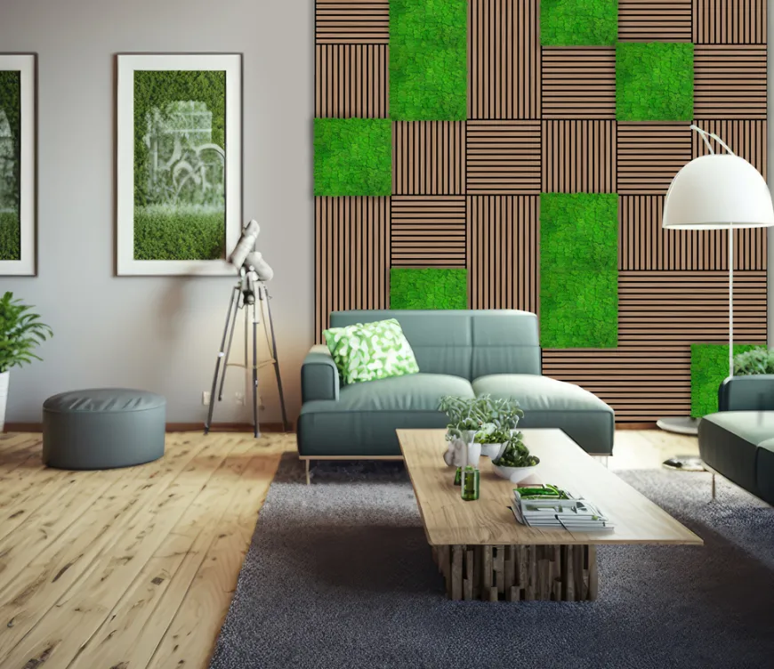 Jangal Modular Wall mospanel 52 x 52 cm - Rich Green