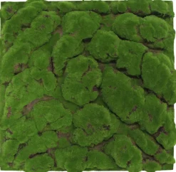 Jangal Modular Wall mospanel 52 x 52 cm - Dark Green Bulk