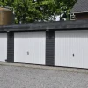 Jyde stålvippeport 248 x 209 cm hvid