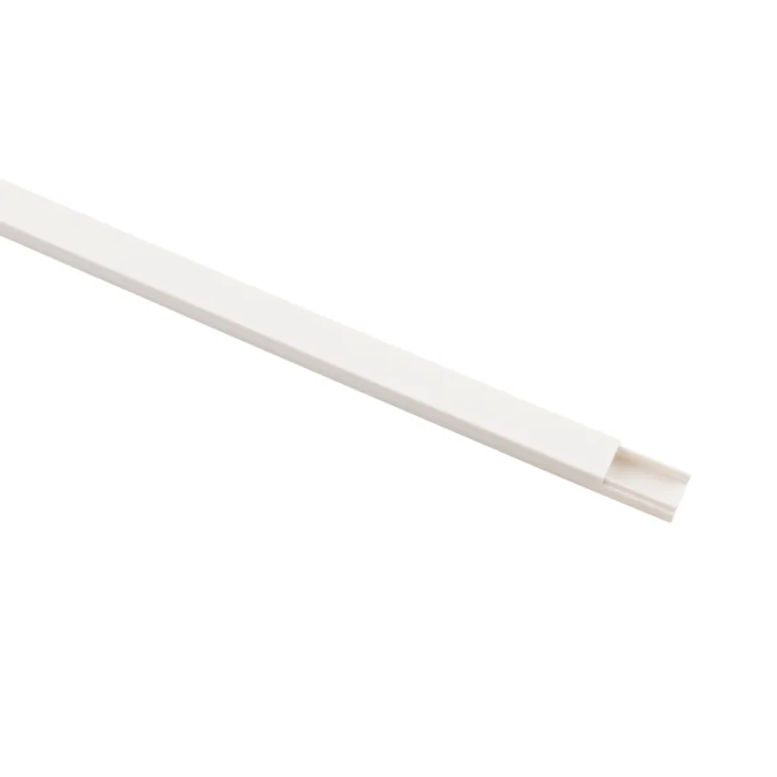 Kabelkanal hvid 12 x 8 mm selvklæbende - Elworks
