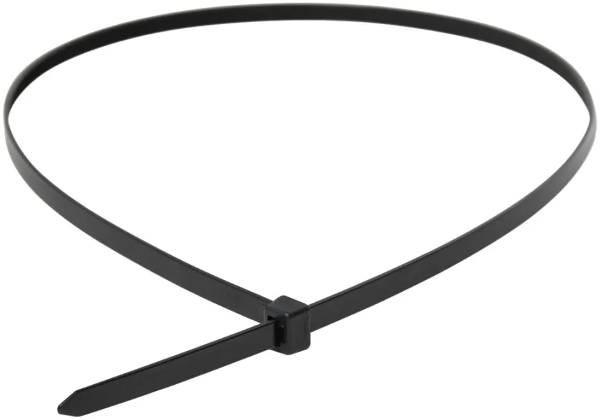 Kabelstrips 750 mm sort 50 stk.