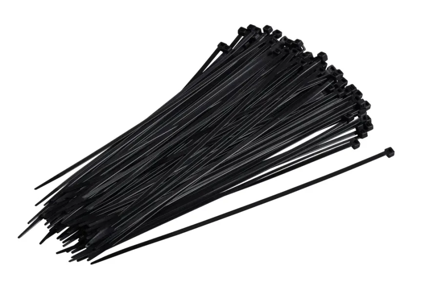 Kabelstrips 300 mm sort 100 stk.