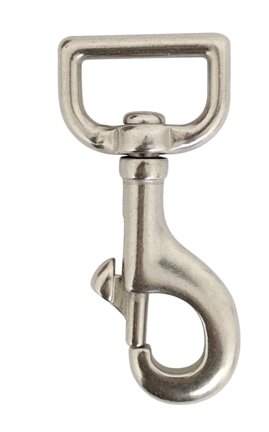 Karabinhage 80 mm rustfri stål